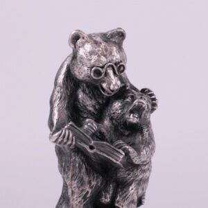 Table decorative sculptures with bears. — image 8