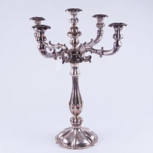 Huge solid silver austrian candlestick. — image 1
