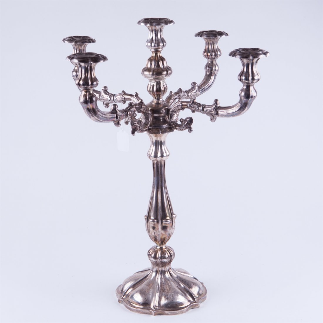 Huge solid silver austrian candlestick. — image 1