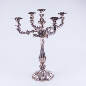 Huge solid silver austrian candlestick. — image 2