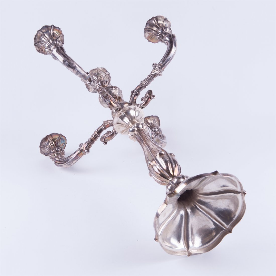 Huge solid silver austrian candlestick. — image 4