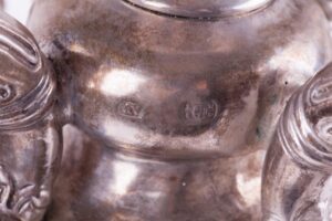 Huge solid silver austrian candlestick. — image 5