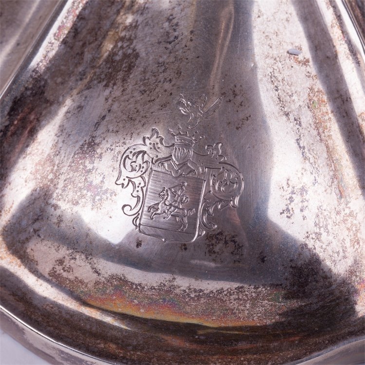 Huge solid silver austrian candlestick. — image 6
