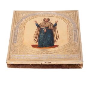 Russian icon of Mother of God "Unbreakable wall" — image 4