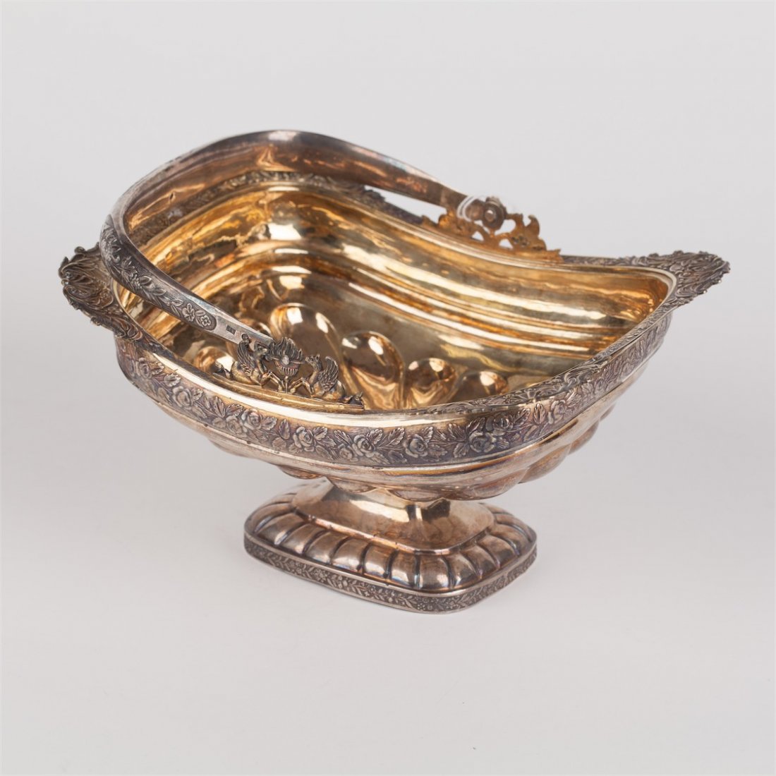 Silver candy bowl in "empire" style. Petersburg, circa — image 2