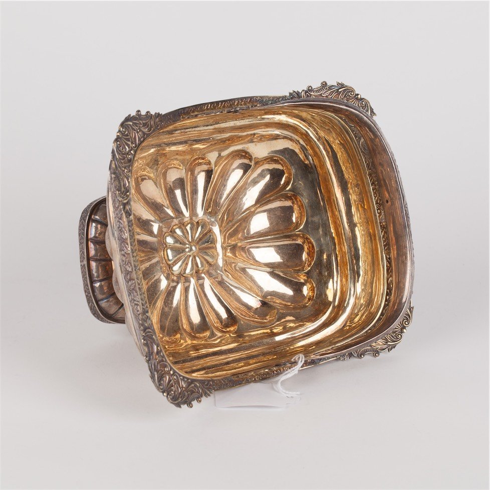 Silver candy bowl in "empire" style. Petersburg, circa — image 5