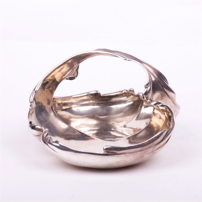 Silver sugarbowl. French. — image 2