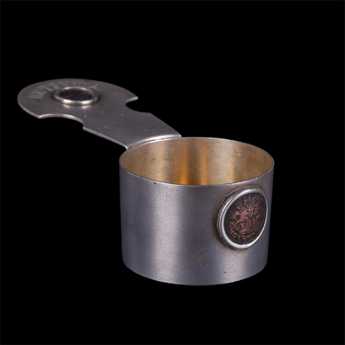 Small kovsh with coins "Petrusha" — image 1