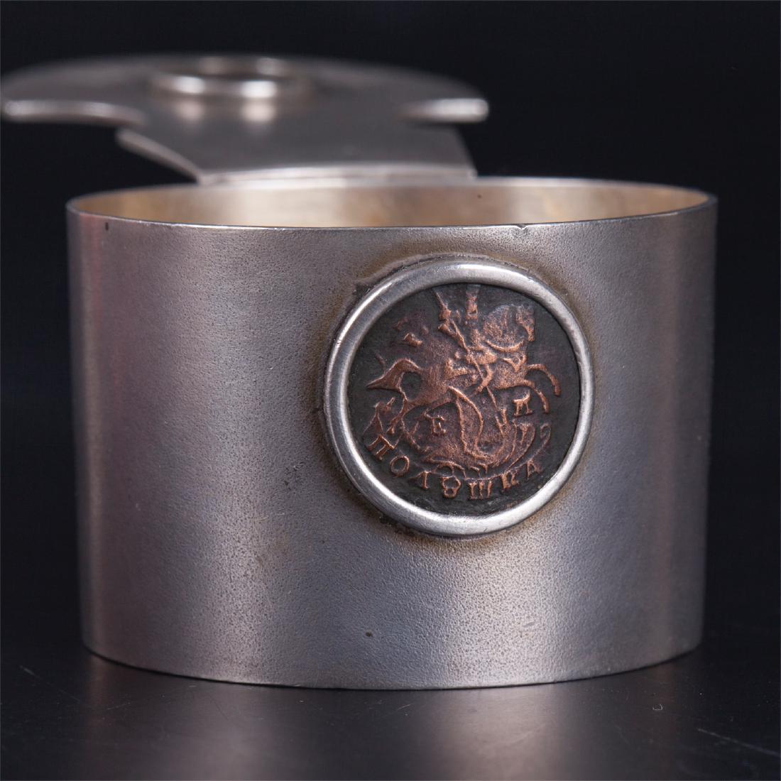 Small kovsh with coins "Petrusha" — image 3