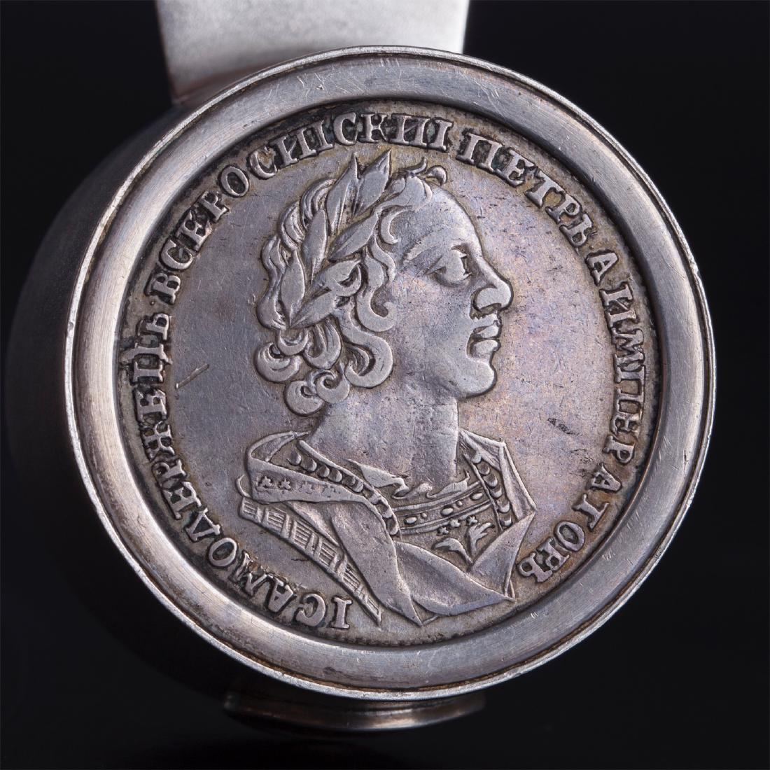 Small kovsh with coins "Petrusha" — image 7