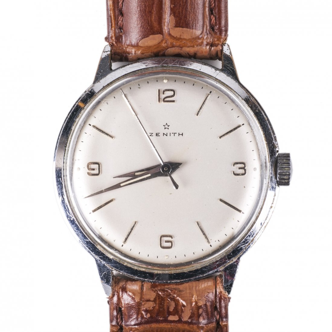 "Zenith" metal mechanical men's wristwatch — image 1