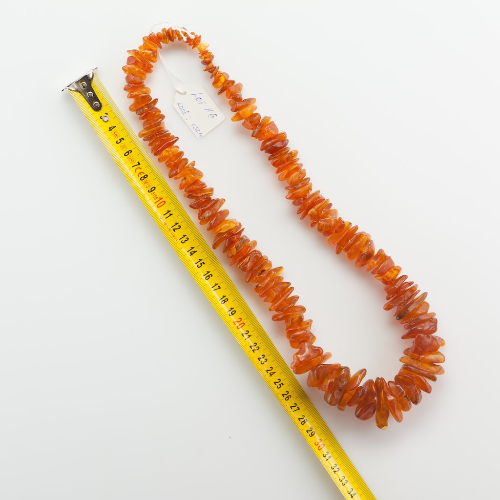 Natural Old Baltic Amber Huge Necklace. — image 2