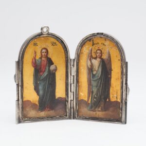 Russian Diptych Christ and the Guardian Angel — image 1