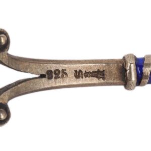 Russian silver plique-a-jour spoon — image 5