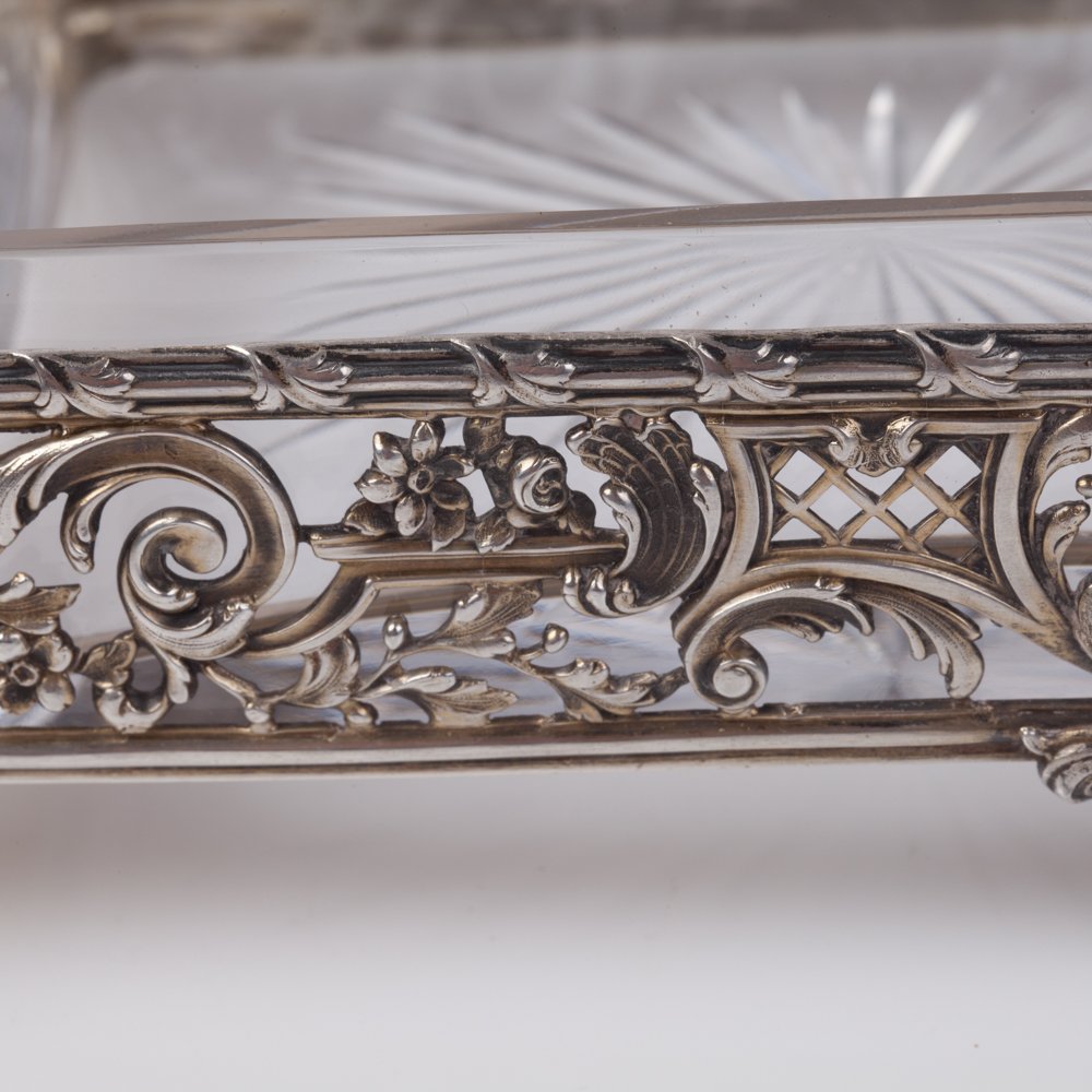 Silver cold snack tray. — image 3