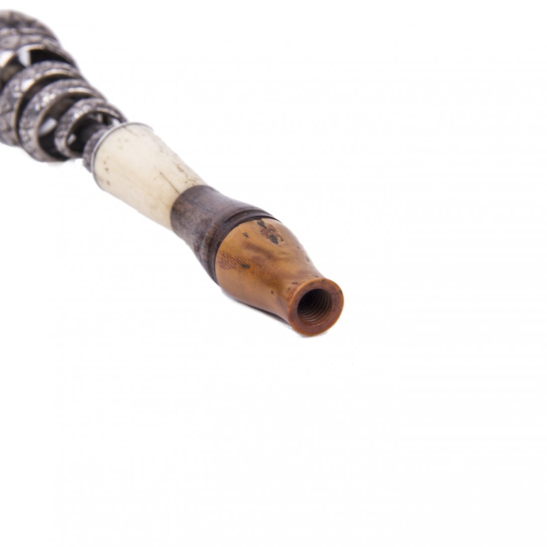 Unusual Russian silver, wood and white material — image 4