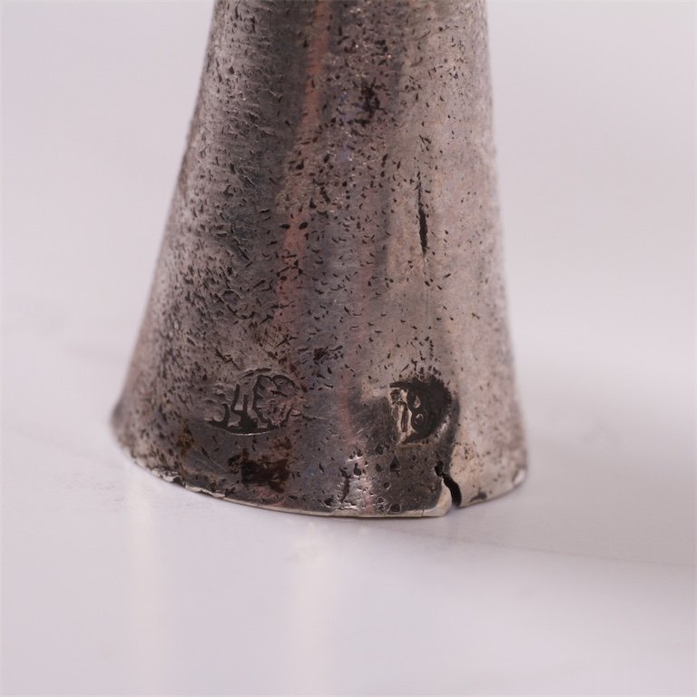 Unusual Russian silver, wood and white material — image 5