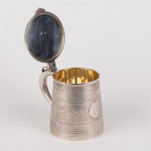 Beer cup with proverb. Moscow, 1875 yr. — image 3
