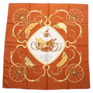 Hermes "Springs" silk scarf, Author Philippe Ledoux. — image 1