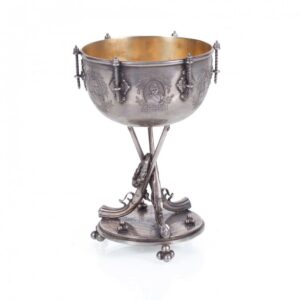 Russian silver goblet. 1830y. — image 1