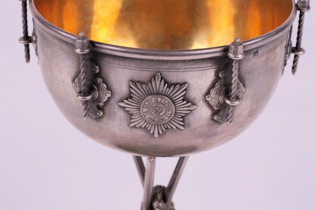 Russian silver goblet. 1830y. — image 2