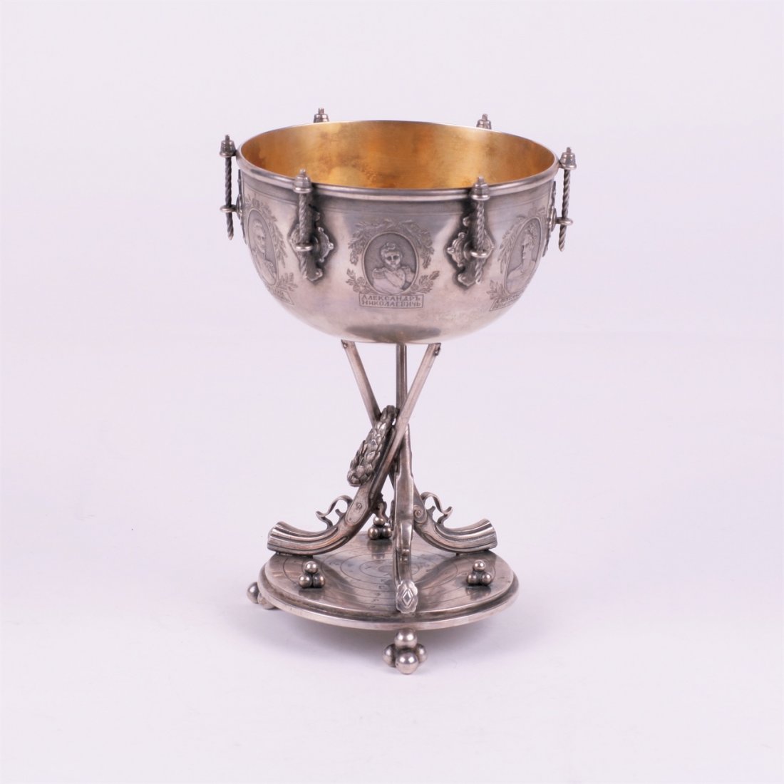 Russian silver goblet. 1830y. — image 4