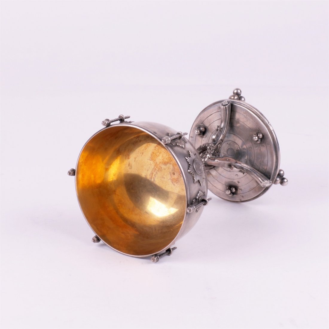 Russian silver goblet. 1830y. — image 8