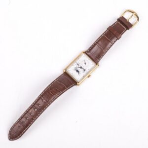 Swiss gilded men's wristwatch with calendar — image 2