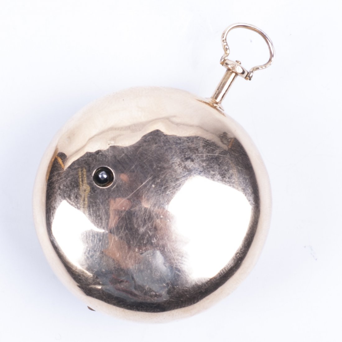 Gold Repousse Pair case watch, signed Pasteur — image 6