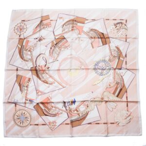 Hermes "Face au large" silk scarf. 2000. — image 1