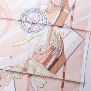 Hermes "Face au large" silk scarf. 2000. — image 3