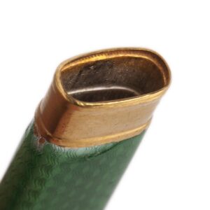 Russian Faberge silver-gilt and guilloche enamel pencil — image 3