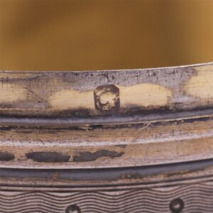 French silver cup with cover. — image 4
