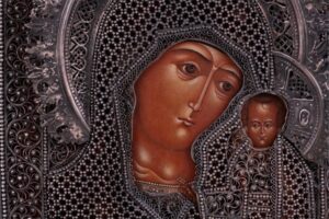 Russian icon of Mother of God of Kazan. Moscow, 1816y. — image 3