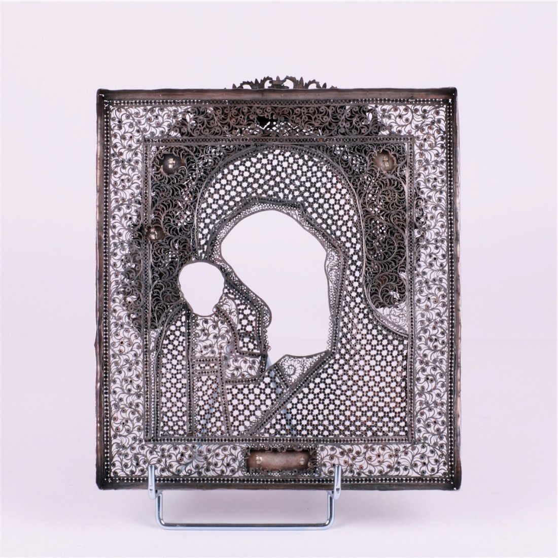 Russian icon of Mother of God of Kazan. Moscow, 1816y. — image 9