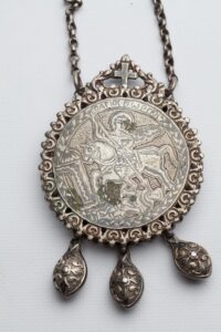 Silver and niello panagia — image 2