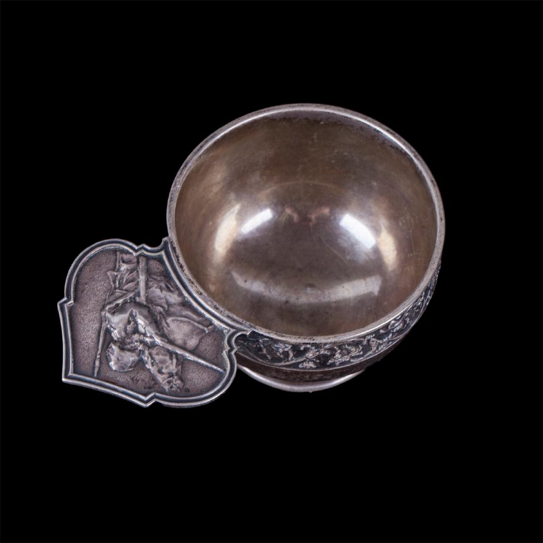 Faberge silver-gilt presentation cup — image 3