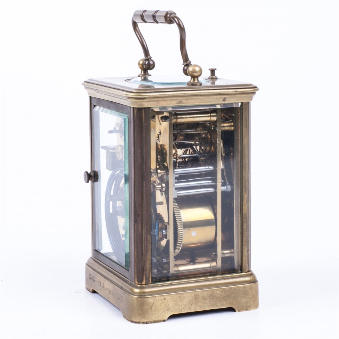 French carriage clock with a quarter repeater and alarm — image 4