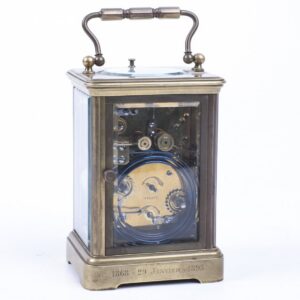 French carriage clock with a quarter repeater and alarm — image 5