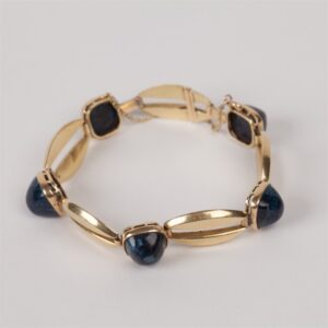 Gold bracelet with Jasper. — image 2