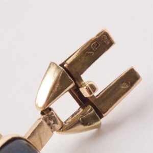 Gold bracelet with Jasper. — image 3