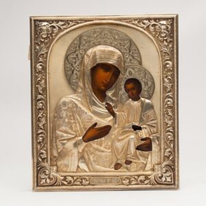 Russian Icon Mother of God of Iverskaya by Khlebnikov — image 1