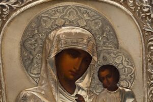 Russian Icon Mother of God of Iverskaya by Khlebnikov — image 2