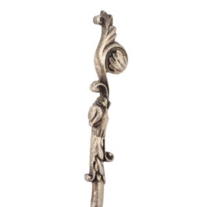 Silver-gilt cast tea-holder spoon — image 4