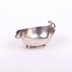 Silver saucer. French, 950. — image 1