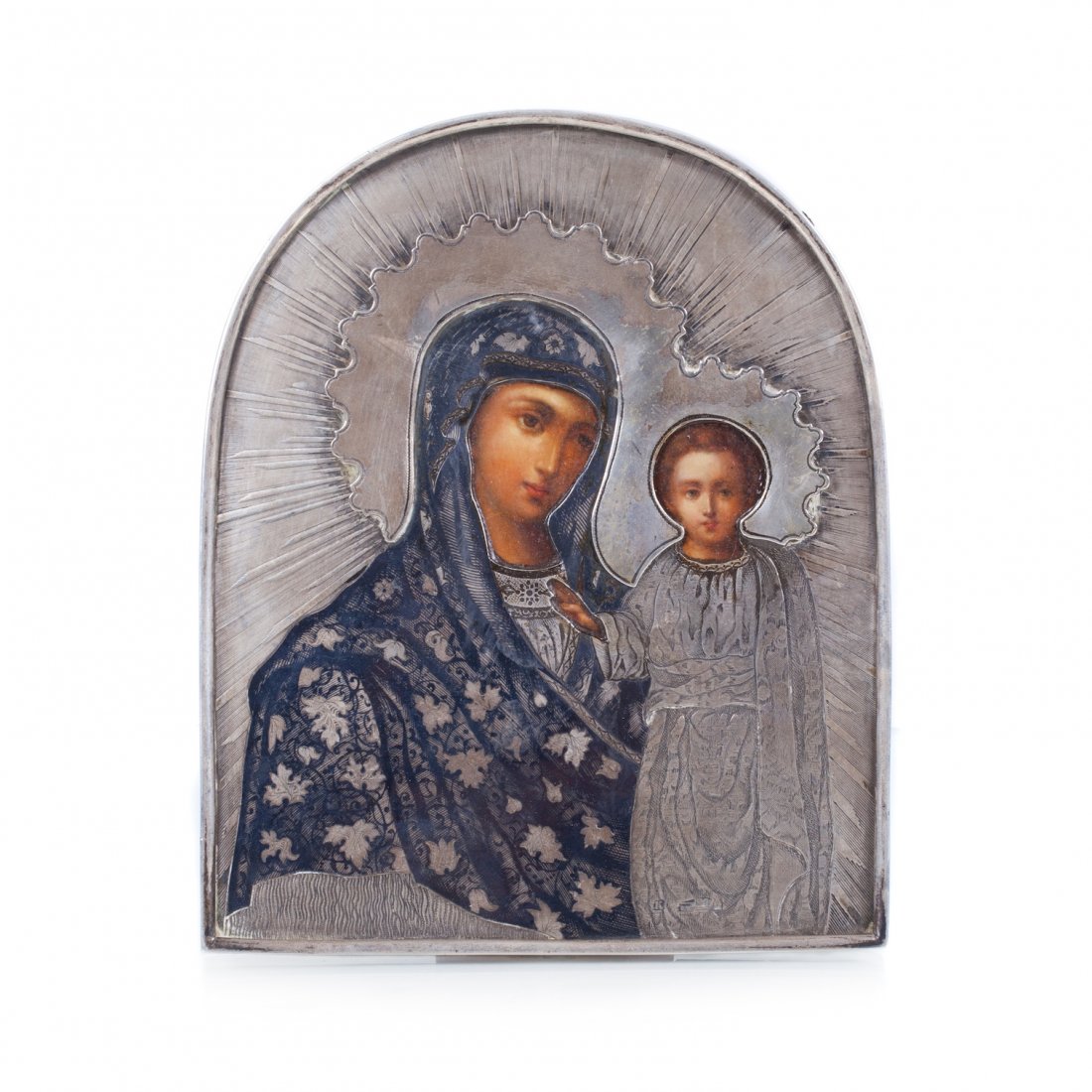 Rare table icon of Mother of God of Kazan. Moscow, — image 1