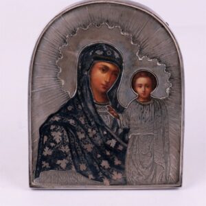 Rare table icon of Mother of God of Kazan. Moscow, — image 2