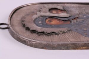 Rare table icon of Mother of God of Kazan. Moscow, — image 6