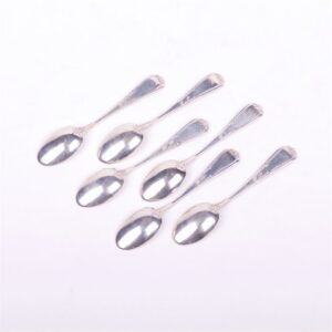 Set of 6 silver spoons. — image 2