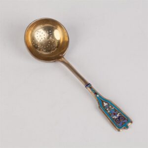 Silver strainer. I.P. Klebnikov workshop. Moscow, 1893. — image 2